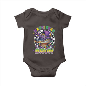 Bruh Mardi Gras Crocodile Baby Onesie Alligator Costume Teens Boys Kids TS10 Dark Chocolate Print Your Wear