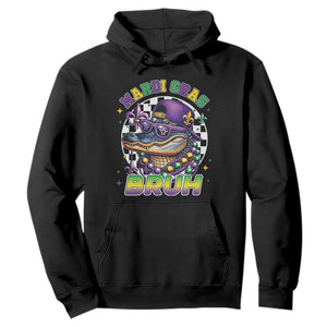 Bruh Mardi Gras Crocodile Hoodie Alligator Costume Teens Boys Kids TS10 Black Print Your Wear