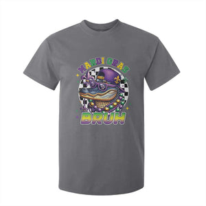 Bruh Mardi Gras Crocodile T Shirt For Kid Alligator Costume Teens Boys Kids TS10 Charcoal Print Your Wear