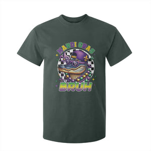 Bruh Mardi Gras Crocodile T Shirt For Kid Alligator Costume Teens Boys Kids TS10 Dark Forest Green Print Your Wear