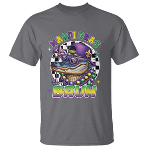 Bruh Mardi Gras Crocodile T Shirt Alligator Costume Teens Boys Kids TS10 Charcoal Print Your Wear