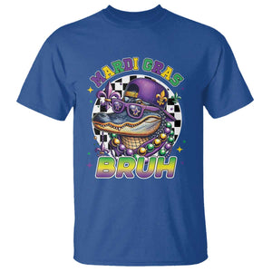 Bruh Mardi Gras Crocodile T Shirt Alligator Costume Teens Boys Kids TS10 Royal Blue Print Your Wear