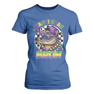 Bruh Mardi Gras Crocodile T Shirt For Women Alligator Costume Teens Boys Kids TS10 Royal Blue Print Your Wear