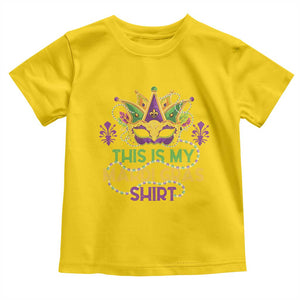 This Is My Mardi Gras Shirt Toddler T Shirt Funny Outfit Party Mask Costume TS10 Daisy Print Your Wear