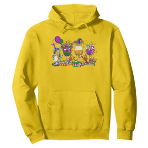 Mardi Gras Drinking Party Hoodie Fat Tuesday Wine Beads Carnival TS10 Daisy Print Your Wear