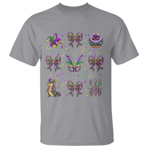 Mardi Gras Coquette T Shirt Glitter Print Louisiana New Orleans Party Custume Beads TS10 Sport Gray Print Your Wear