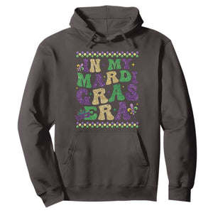 In My Mardi Gras Era Hoodie Carnival New Orleans Trip Glitter Print TS10 Dark Chocolate Print Your Wear