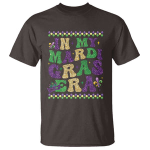 In My Mardi Gras Era T Shirt Carnival New Orleans Trip Glitter Print TS10 Dark Chocolate Print Your Wear