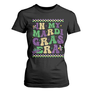 In My Mardi Gras Era T Shirt For Women Carnival New Orleans Trip Glitter Print TS10 Black Print Your Wear