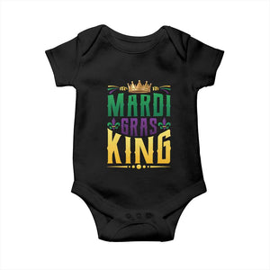 Mardi Gras King Baby Onesie Funny Men Carnival Costume Gift TS10 Black Print Your Wear