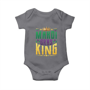 Mardi Gras King Baby Onesie Funny Men Carnival Costume Gift TS10 Charcoal Print Your Wear