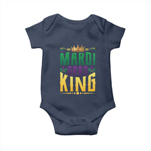 Mardi Gras King Baby Onesie Funny Men Carnival Costume Gift TS10 Navy Print Your Wear