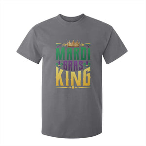 Mardi Gras King T Shirt For Kid Funny Men Carnival Costume Gift TS10 Charcoal Print Your Wear