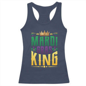 Mardi Gras King Racerback Tank Top Funny Men Carnival Costume Gift TS10 Navy Print Your Wear