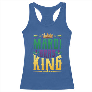 Mardi Gras King Racerback Tank Top Funny Men Carnival Costume Gift TS10 Royal Blue Print Your Wear