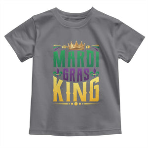 Mardi Gras King Toddler T Shirt Funny Men Carnival Costume Gift TS10 Charcoal Print Your Wear