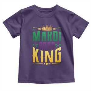 Mardi Gras King Toddler T Shirt Funny Men Carnival Costume Gift TS10 Purple Print Your Wear