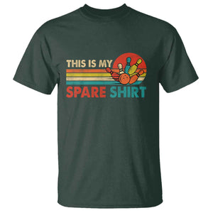 This Is My Spare Bowling T Shirt Bowler Funny Team TS10 Dark Forest Green Print Your Wear