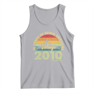 16th Birthday Tank Top Vintage 2010 Limited Edition 16 Year Old Gift TS10 Athletic Heather Print Your Wear