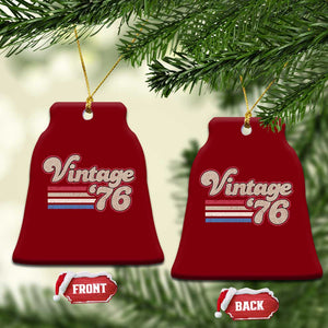 Vintage 50th Birthday Ceramic Ornament Retro 1976 50 Year Old Stripes TS10 Print Your Wear