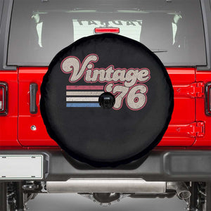 Vintage 50th Birthday Spare Tire Cover Retro 1976 50 Year Old Stripes TS10 Black Print Your Wear