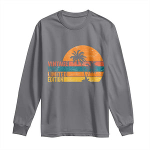 Vintage 1946 Limited Edition Long Sleeve Shirt Retro Sunset 80th Birthday 80 Year Old Gifts TS10 Charcoal Print Your Wear