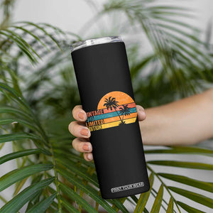 Vintage 1946 Limited Edition Skinny Tumbler Retro Sunset 80th Birthday 80 Year Old Gifts TS10 Print Your Wear