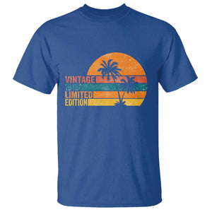 Vintage 1946 Limited Edition T Shirt Retro Sunset 80th Birthday 80 Year Old Gifts TS10 Royal Blue Print Your Wear