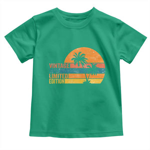 Vintage 1946 Limited Edition Toddler T Shirt Retro Sunset 80th Birthday 80 Year Old Gifts TS10 Irish Green Print Your Wear