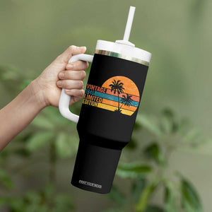 Vintage 1946 Limited Edition Tumbler With Handle Retro Sunset 80th Birthday 80 Year Old Gifts TS10 Print Your Wear