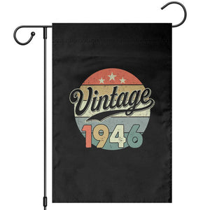 Vintage 1946 Garden Flag 80 Year Old 80th Birthday Gifts TS10 Black Print Your Wear
