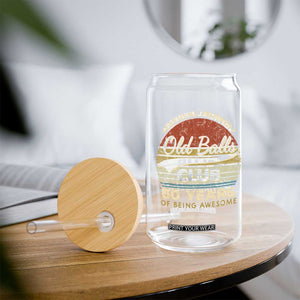 Funny 50th Birthday Glass Can Retro Old Balls Club 50 Years Of Awesome Gag Gift TS10 Print Your Wear