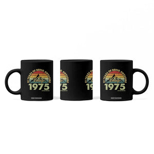 51th Birthday Coffee Mug Vintage 1975 Limited Edition 51 Years Old Gift
