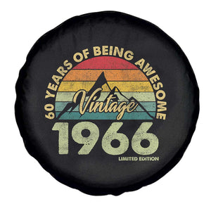 60th Birthday Spare Tire Cover Vintage 1966 Limited Edition 60 Year Old Gift TS10 Print Your Wear