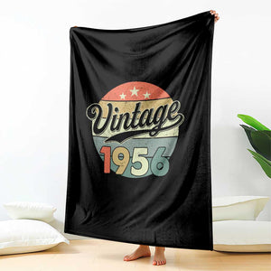 Vintage 1956 Throw Blanket 70 Year Old 70th Birthday Gifts TS10 Print Your Wear