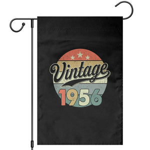 Vintage 1956 Garden Flag 70 Year Old 70th Birthday Gifts TS10 Black Print Your Wear