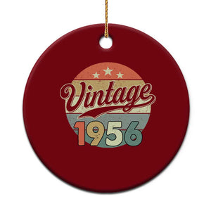 Vintage 1956 Ceramic Ornament 70 Year Old 70th Birthday Gifts TS10 1pc Red Print Your Wear