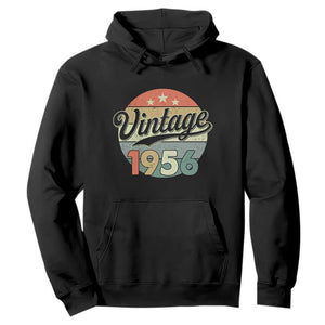 Vintage 1956 Hoodie 70 Year Old 70th Birthday Gifts TS10 Black Print Your Wear
