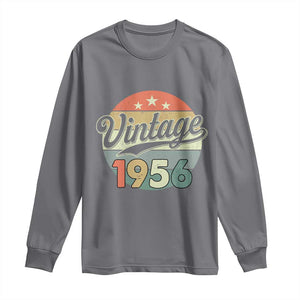 Vintage 1956 Long Sleeve Shirt 70 Year Old 70th Birthday Gifts TS10 Charcoal Print Your Wear