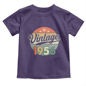 Vintage 1956 Toddler T Shirt 70 Year Old 70th Birthday Gifts TS10 Purple Print Your Wear