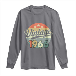 Vintage 1966 Long Sleeve Shirt 60 Year Old 60th Birthday Gifts TS10 Charcoal Print Your Wear