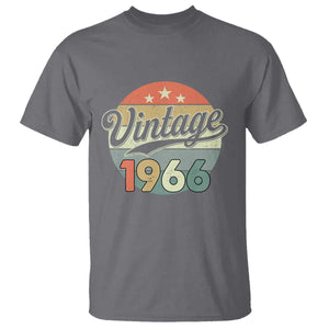 Vintage 1966 T Shirt 60 Year Old 60th Birthday Gifts TS10 Charcoal Print Your Wear