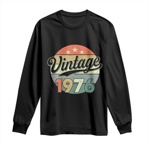 Vintage 1976 Long Sleeve Shirt 50 Year Old 50th Birthday Gifts TS10 Black Print Your Wear