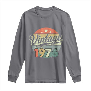 Vintage 1976 Long Sleeve Shirt 50 Year Old 50th Birthday Gifts TS10 Charcoal Print Your Wear