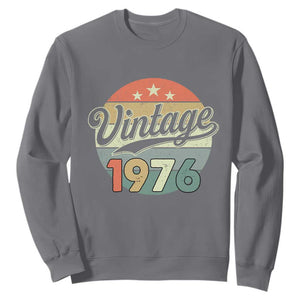 Vintage 1976 Sweatshirt 50 Year Old 50th Birthday Gifts TS10 Charcoal Print Your Wear