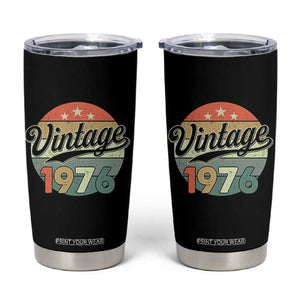 Vintage 1976 Tumbler Cup 50 Year Old 50th Birthday Gifts TS10 Black Print Your Wear