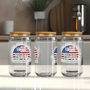 80th Birthday Glass Can Vintage 1946 80 Year Old Birthday American Flag TS10 Print Your Wear