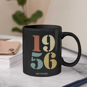 70th Birthday Coffee Mug Classic Retro 1956 70 Year Old Gifts TS10 Print Your Wear