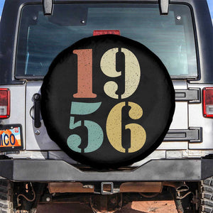 70th Birthday Spare Tire Cover Classic Retro 1956 70 Year Old Gifts TS10 No hole Black Print Your Wear