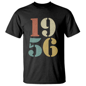 70th Birthday T Shirt Classic Retro 1956 70 Year Old Gifts TS10 Black Print Your Wear
